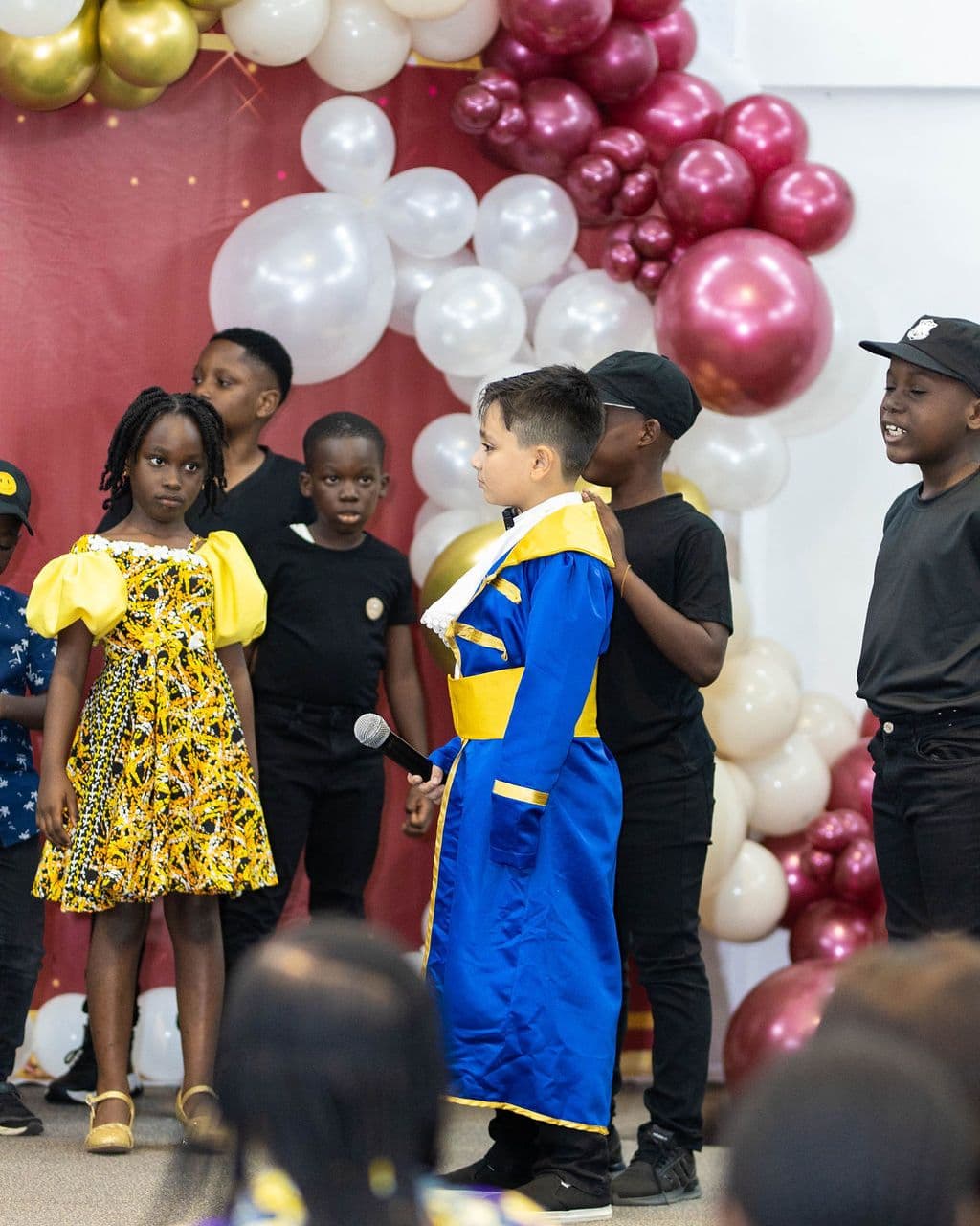 A costume performance on stage